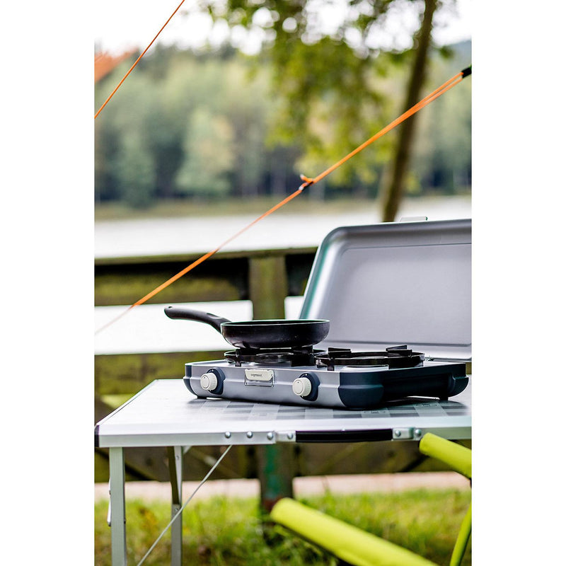 Campingaz Slim Design Camping Kitchen 2 Burner Stove Outdoors Cooking Campingaz - Dynamic Drive