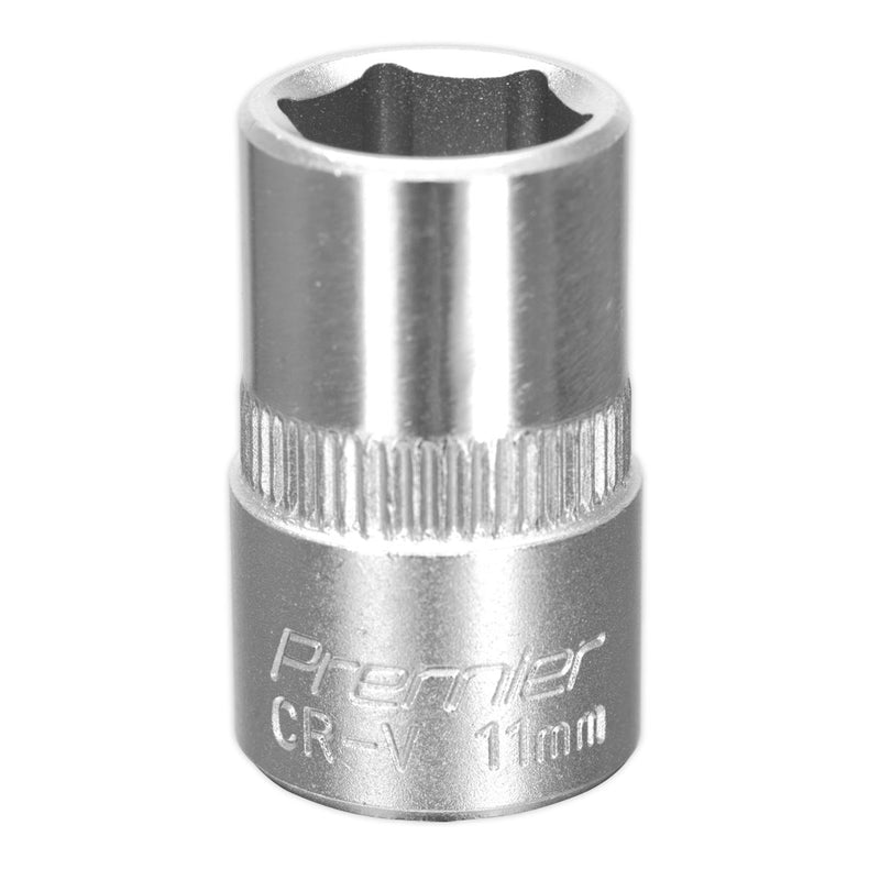 Sealey WallDrive Socket 11mm 3/8"Sq Drive S3811 Sealey - Dynamic Drive