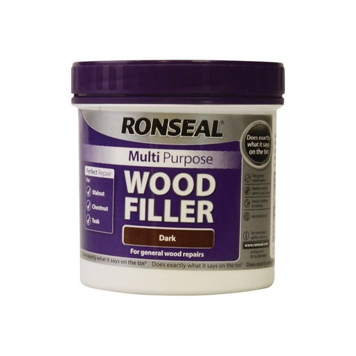 Ronseal Multipurpose Wood Filler Tub Dark 465g Ronseal - Dynamic Drive