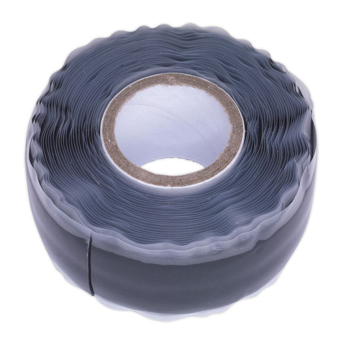 Sealey Silicone Repair Tape 5m Black ST5B Sealey - Dynamic Drive
