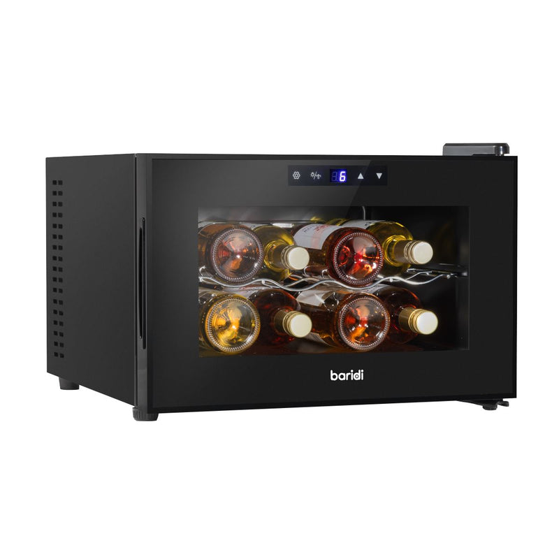 Baridi 8 Bottle Tabletop Wine Fridge & Cooler DH218 Baridi - Dynamic Drive