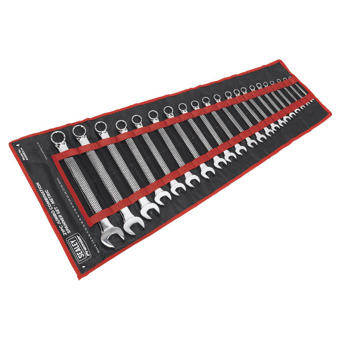 Sealey Combination Spanner Set 21pc Jumbo Metric AK6083 Sealey - Dynamic Drive