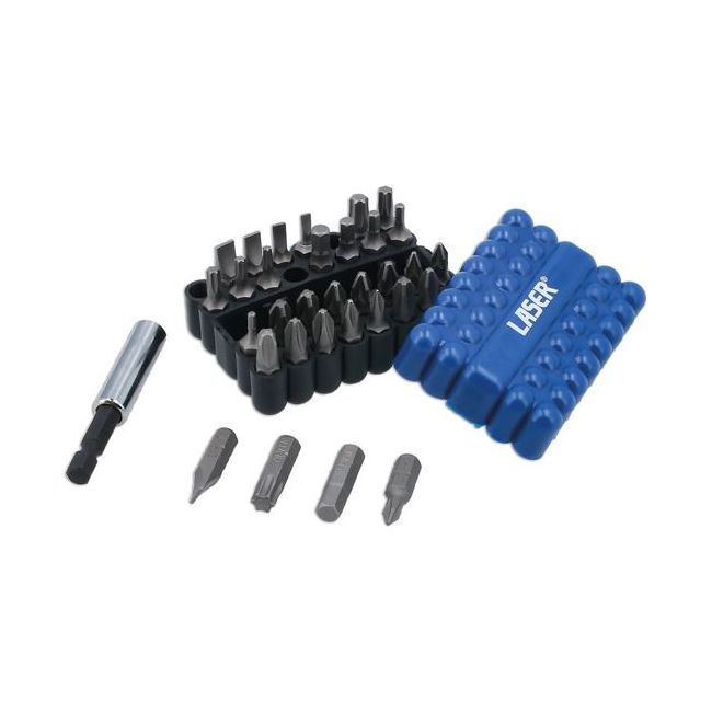 Laser Power Bits Set, includes JIS 33pc 8316 Laser - Dynamic Drive