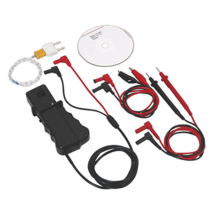 Sealey Digital Automotive Multimeter 15-Function Bar Graph/PC Link TA203 Sealey - Dynamic Drive