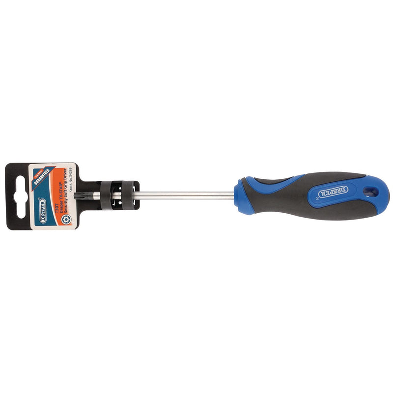Draper TX-STAR Soft Grip Security Screwdriver, T30 34269 Draper - Dynamic Drive