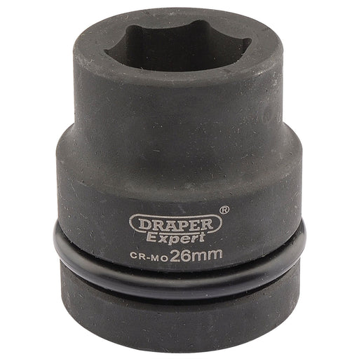 Draper Expert HI-TORQ 6 Point Impact Socket, 1" Sq. Dr., 26mm 05107 Draper - Dynamic Drive