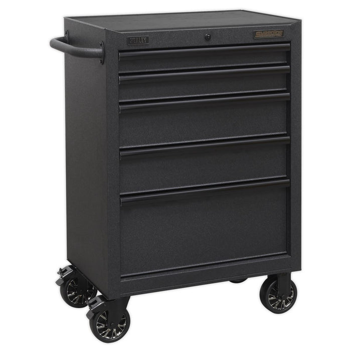 Sealey Rollcab 5 Drawer 680mm with Soft Close Drawers AP2705BE Sealey - Dynamic Drive