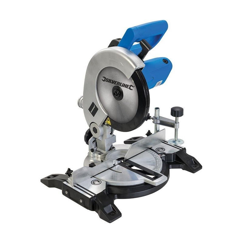 Silverline 1400W Compound Mitre Saw 210mm 1400W Silverline - Dynamic Drive
