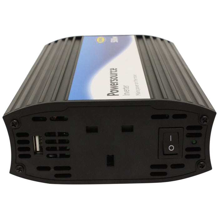 Ring RINVU500 Powersource 500W Inverter with Three Pin Socket and USB Ring Automotive - Dynamic Drive