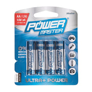 Powermaster AA Super Alkaline Battery LR6 4pk 4pk PowerMaster - Dynamic Drive