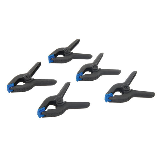Silverline Spring Clamps 5pk 100mm Length / 40mm Jaw 435082 Silverline  - Dynamic Drive
