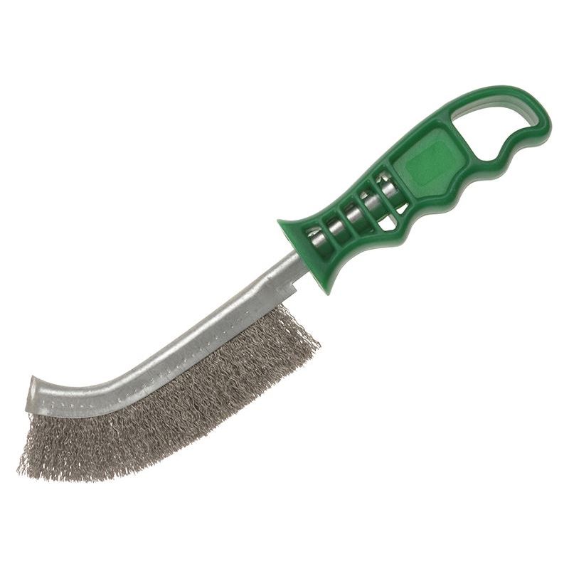 Lessmann Universal Hand Brush 260mm x 28mm 0.3 Stainless Steel Wire Lessmann - Dynamic Drive