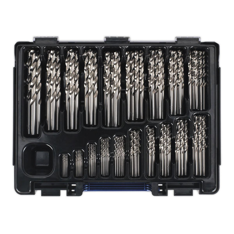 Sealey HSS Fully Ground Drill Bit Assortment 170pc1-10mm DBS170FG Sealey - Dynamic Drive