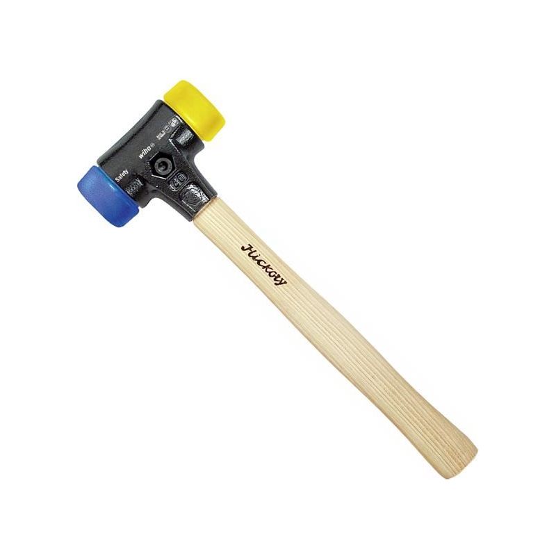 Wiha Soft-Face Safety Hammer Hickory Handle 620g Wiha - Dynamic Drive
