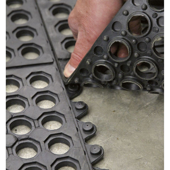 Sealey Interlocking Anti-Fatigue Matting 920 x 920mm MIC9292 Sealey - Dynamic Drive