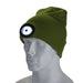 Draper Beanie Hat with Rechargeable Torch, One Size, 1W, 100 Lumens, Green 10018 Draper - Dynamic Drive