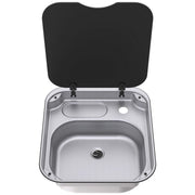 Thetford Series 34 Sink with Glass Lid, 400mm x 445mm Thetford - Dynamic Drive