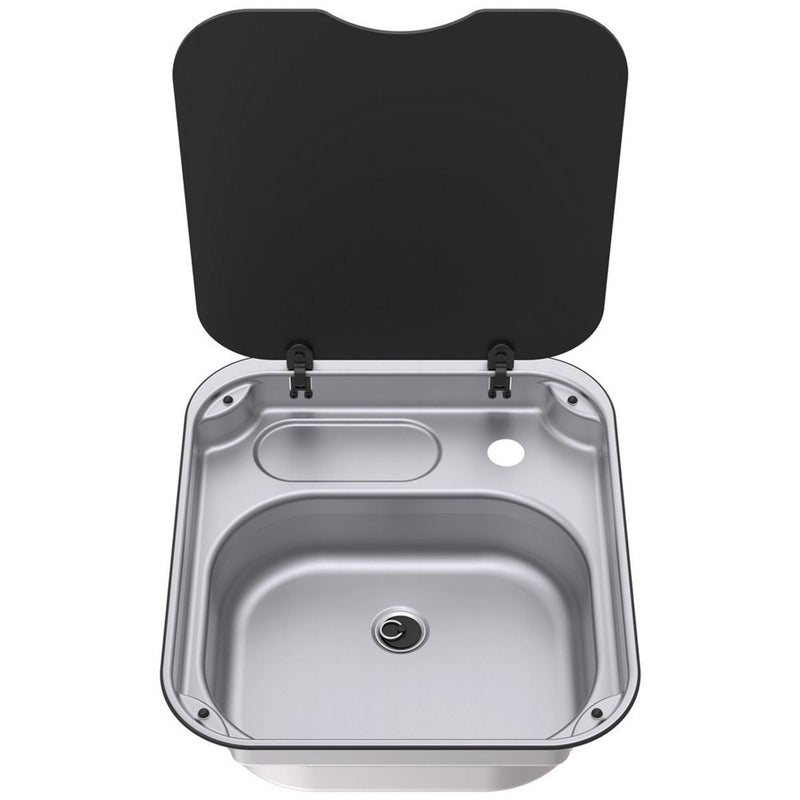Thetford Series 34 Sink with Glass Lid, 400mm x 445mm Thetford - Dynamic Drive