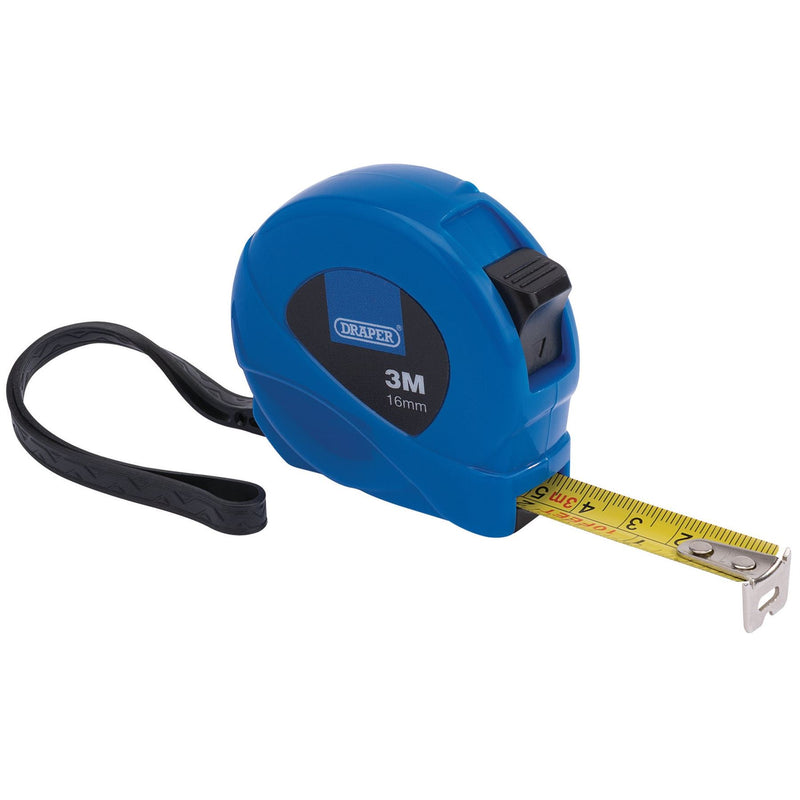 Draper Measuring Tape, 3m/10ft x 16mm, Blue 75880 Draper - Dynamic Drive