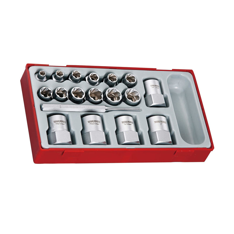 Teng Tools Stud Extractor Set TT1 18 Pieces Teng Tools - Dynamic Drive