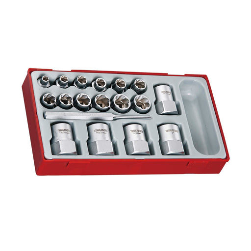 Teng Tools Stud Extractor Set TT1 18 Pieces Teng Tools - Dynamic Drive