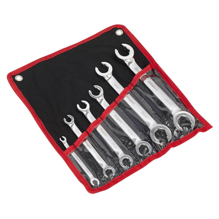 Seigen by Sealey Flare Nut Spanner Set 6pc Metric S0767 Seigen by Sealey  - Dynamic Drive