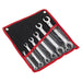 Seigen by Sealey Flare Nut Spanner Set 6pc Metric S0767 Seigen by Sealey  - Dynamic Drive