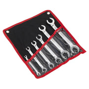 Sealey Flare Nut Spanner Set 6pc Metric S0767 Siegen by Sealey - Dynamic Drive