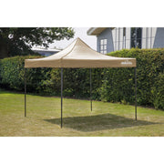Dellonda 2x2m Pop-Up Gazebo Heavy Duty Carry Bag Rope Stakes & Weight Beige Dellonda - Dynamic Drive