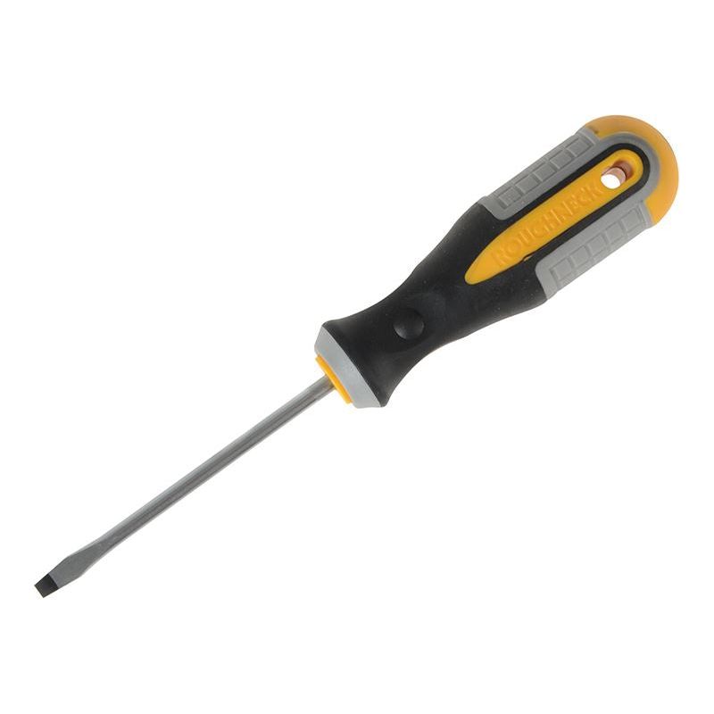 Roughneck Screwdriver Flared Tip 4.0 x 75mm Roughneck - Dynamic Drive