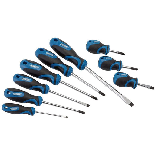 Draper Soft Grip Screwdriver Set (9 Piece) 32608 Draper - Dynamic Drive