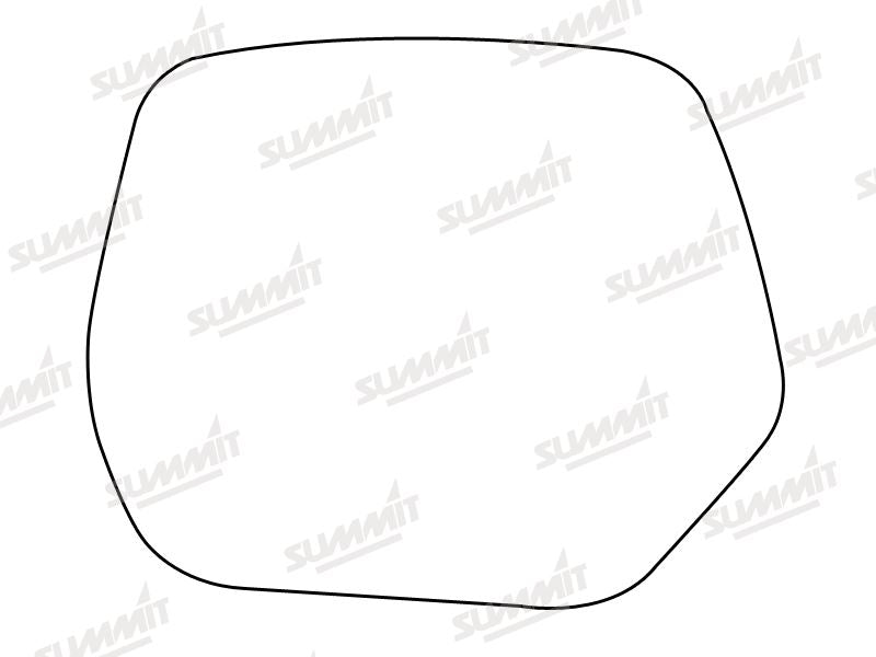 Summit Stick-On Standard Mirror Glass fits Honda CRV 06 on LHS Summit - Dynamic Drive
