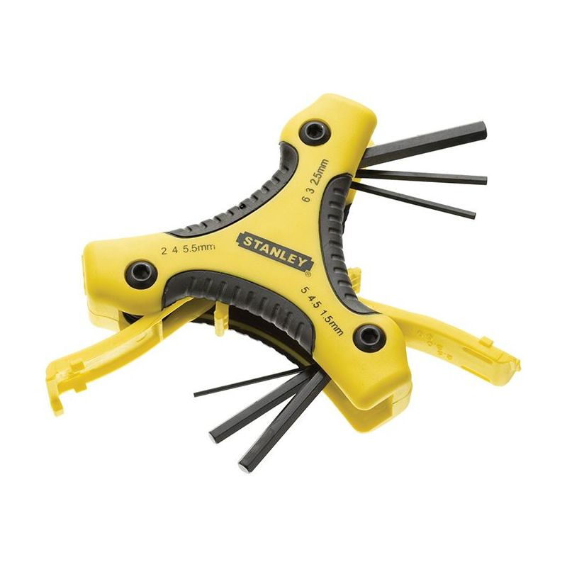 Stanley® Hand Tools Metric Triangle Hexagon Key Set, 9 Piece STANLEY® Hand Tools - Dynamic Drive