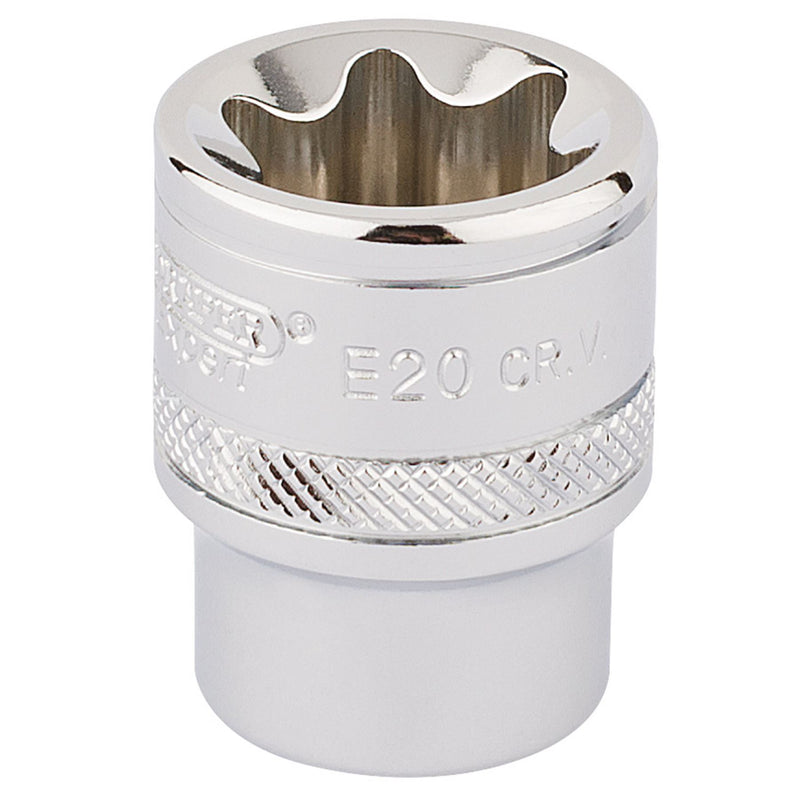 Draper TX-STAR Socket, 3/8" Sq. Dr., E20 34265 Draper - Dynamic Drive
