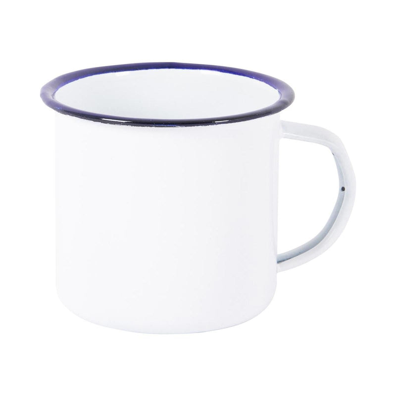Bo-Camp Tableware Enamel 6 Pieces White/Blue Bo-Camp - Dynamic Drive