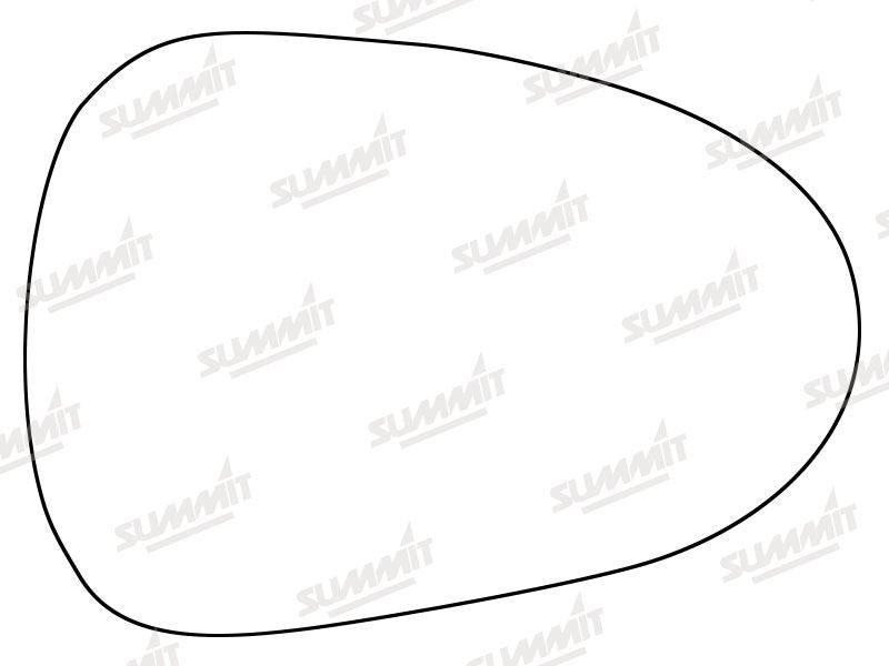 Summit Heated Base Plate With Standard Mirror Glass fits Seat Ibiza / Exeo 08 on RHS Summit - Dynamic Drive