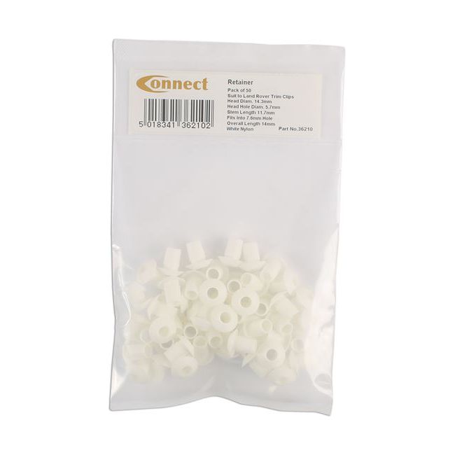 Connect Moulding Clip Snapsac Retainer - for Land Rover 50pc 36210 Tool Connection - Dynamic Drive