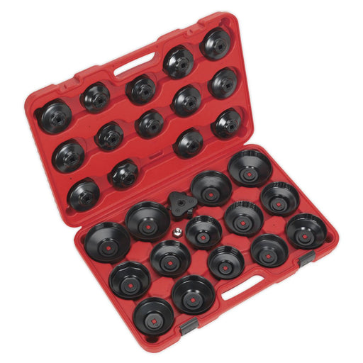 Sealey Oil Filter Cap Wrench Set 30pc VS7006 Sealey  - Dynamic Drive