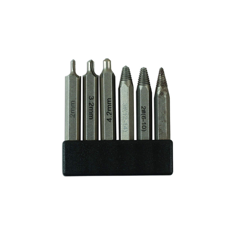 Laser Screw Extractor Bit Set 6pc 7292 Laser - Dynamic Drive