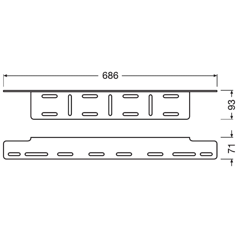 Osram LEDriving LICENSE PLATE BRACKET AX, license plate holder, driving light ho Osram - Dynamic Drive