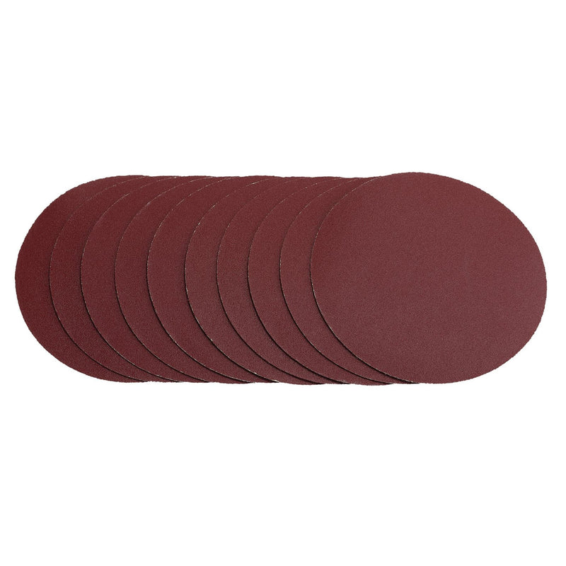 Draper Sanding Discs, 125mm, Hook & Loop, 240G (Pack of 10) 03156 Draper - Dynamic Drive