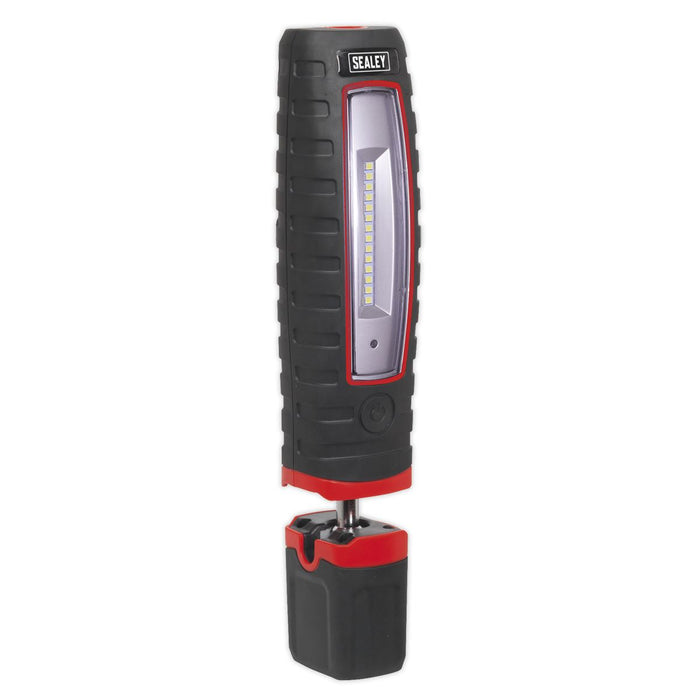 Sealey LED360 Cordless 360° 3W LED Rechargeable Inspection Lamp Black Li-ion Sealey  - Dynamic Drive