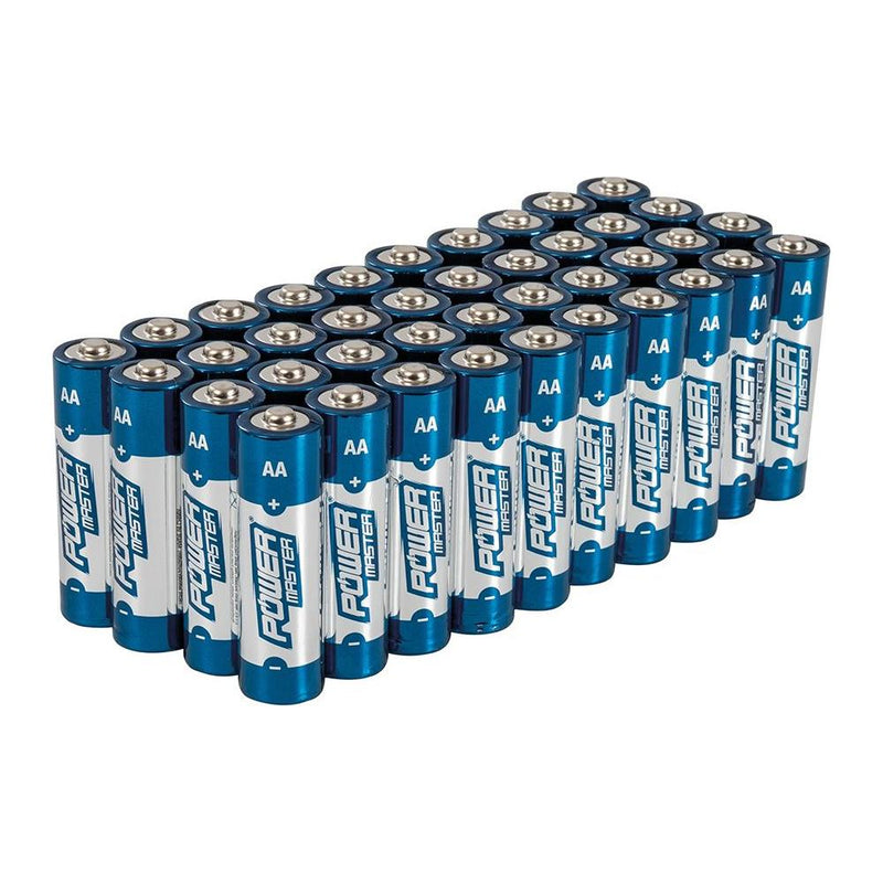Powermaster AA Super Alkaline Battery LR6 40pk 40pk PowerMaster - Dynamic Drive