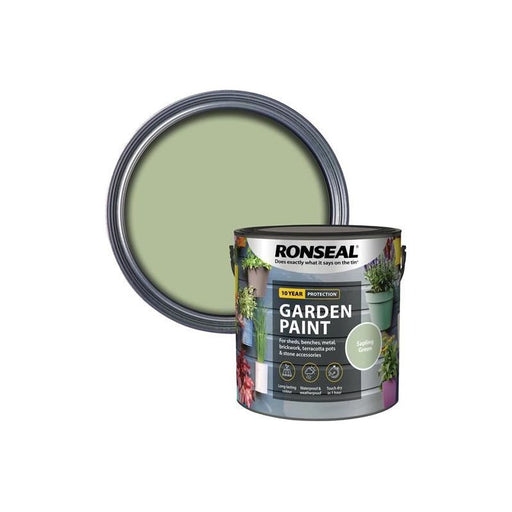 Ronseal Garden Paint Sapling Green 2.5 litre Ronseal - Dynamic Drive