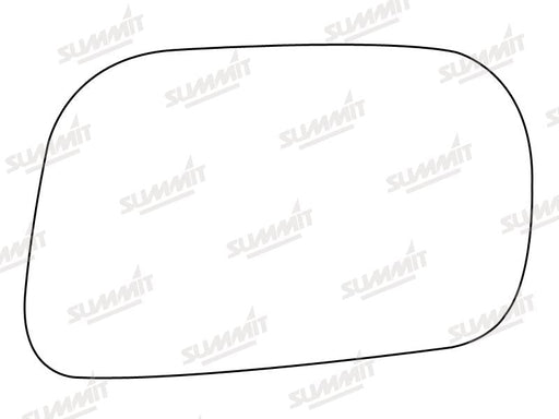Summit Non-Heated Base Plate With Standard Mirror Glass fits Vauxhall Agila 01 to 07 Suzuki Wagon R 00 on RHS Summit - Dynamic Drive
