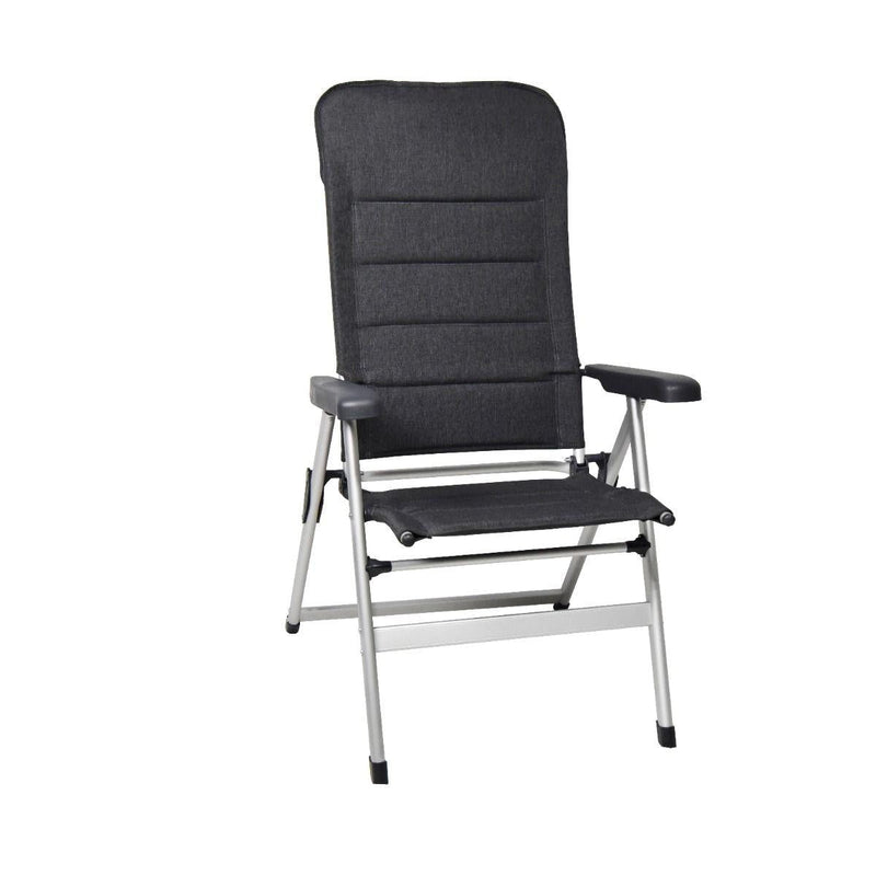 Outdoor Revolution San Remo Highback Chair 600D Charcoal Twill Camping Motorhome Outdoor Revolution - Dynamic Drive