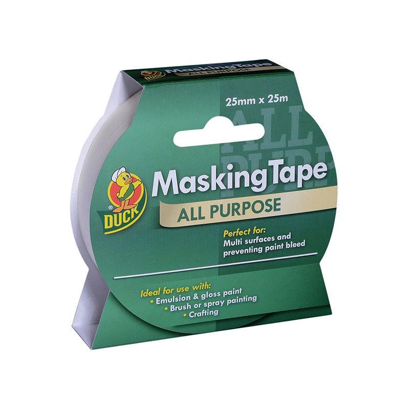 Shurtape Duck Tape® All-Purpose Masking Tape 25mm x 25m Shurtape - Dynamic Drive