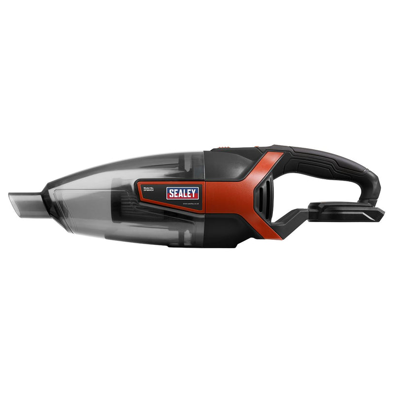 Sealey Cordless Handheld Vacuum Cleaner 650ml 20V SV20 Series Body Only Sealey - Dynamic Drive