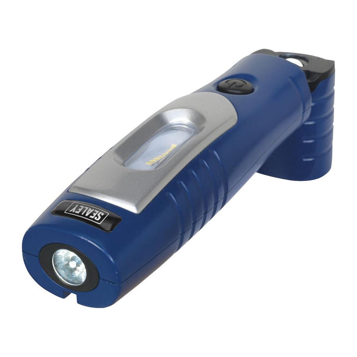 Sealey Rechargeable 360 Inspection Light 7 SMD & 3W SMD LED Blue Lithium-ion Sealey - Dynamic Drive