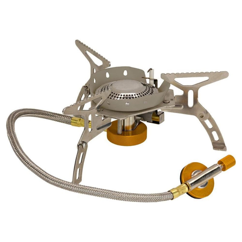 Vango Folding Stove with Windshield and Piezo Silver Vango - Dynamic Drive
